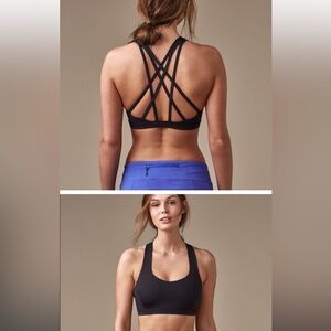 Lululemon Black Free To Be Serene Bra Size 8